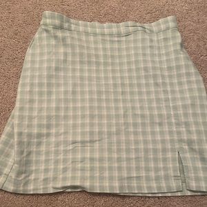 plaid skirt hollister